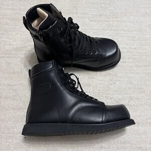 Mt. Emey 504 Supra-Depth Leather Boot Orthopedic Black 8" Size 13 9E
